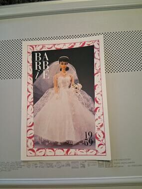 Vintage 1990 Barbie Card "Wedding Day" No. 6